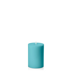 Teal 7cm x 10cm Pillar Pack of 1