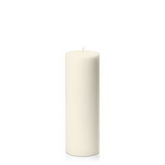 Ivory 7cm x 20cm Pillar Pack of 1