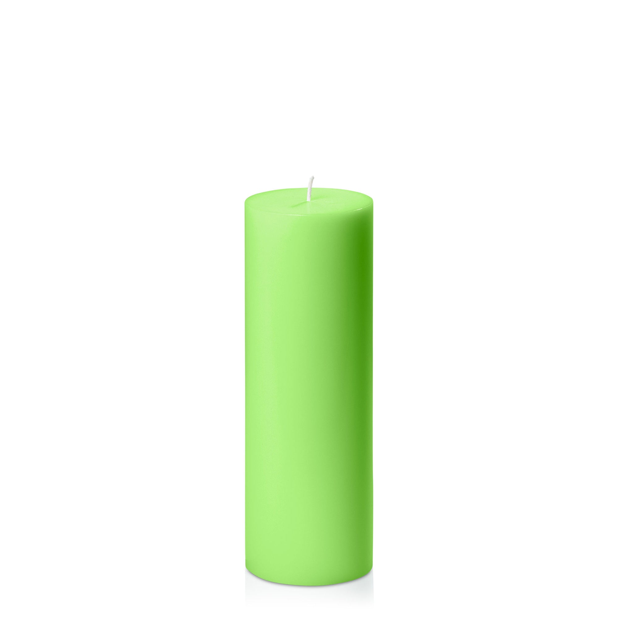 Lime 7cm x 20cm Pillar Pack of 1