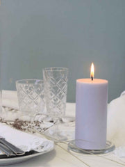 Lilac 7cm x 20cm Pillar Pack of 1