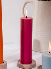 Magenta 7cm x 20cm Pillar Pack of 1