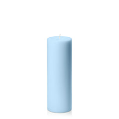 Pastel Blue 7cm x 20cm Pillar Pack of 1