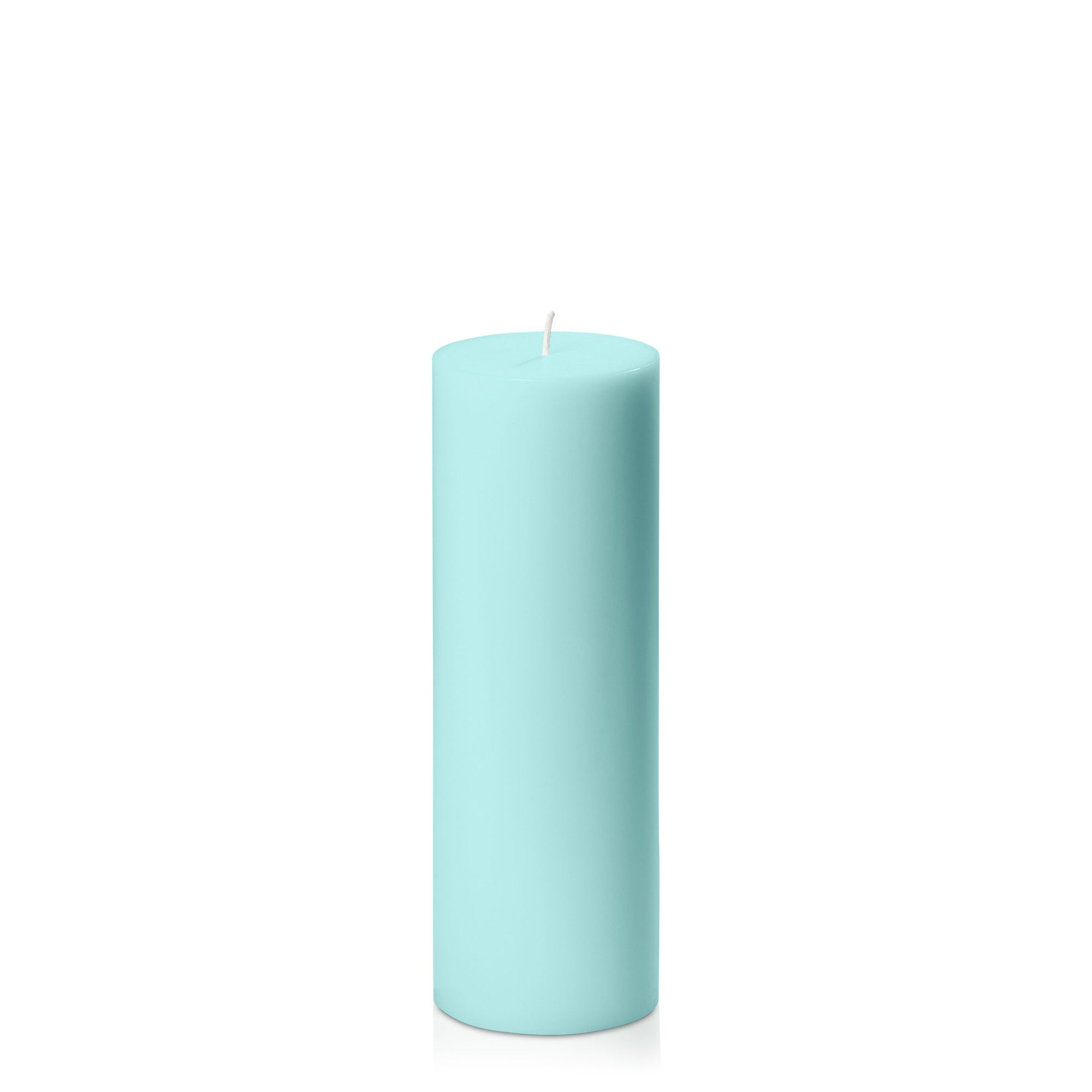 Pastel Teal 7cm x 20cm Pillar Pack of 1