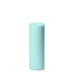 Pastel Teal 7cm x 20cm Pillar Pack of 1