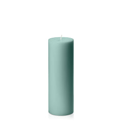 Sage Green 7cm x 20cm Pillar Pack of 1