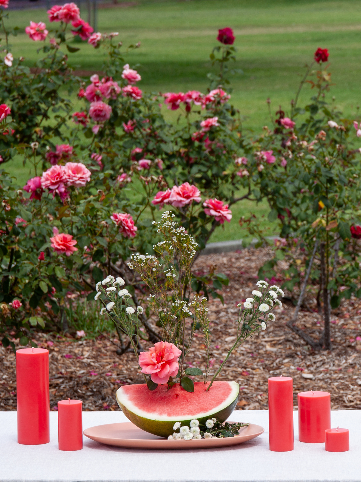 Watermelon 7cm x 20cm Pillar
