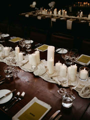 White 7cm x 20cm Pillar Pack of 1