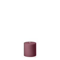 Burgundy 7cm x 7cm Pillar