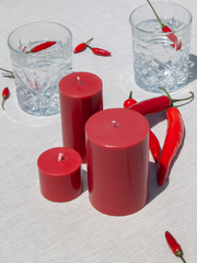 Chilli 7cm x 7cm Pillar Pack of 1
