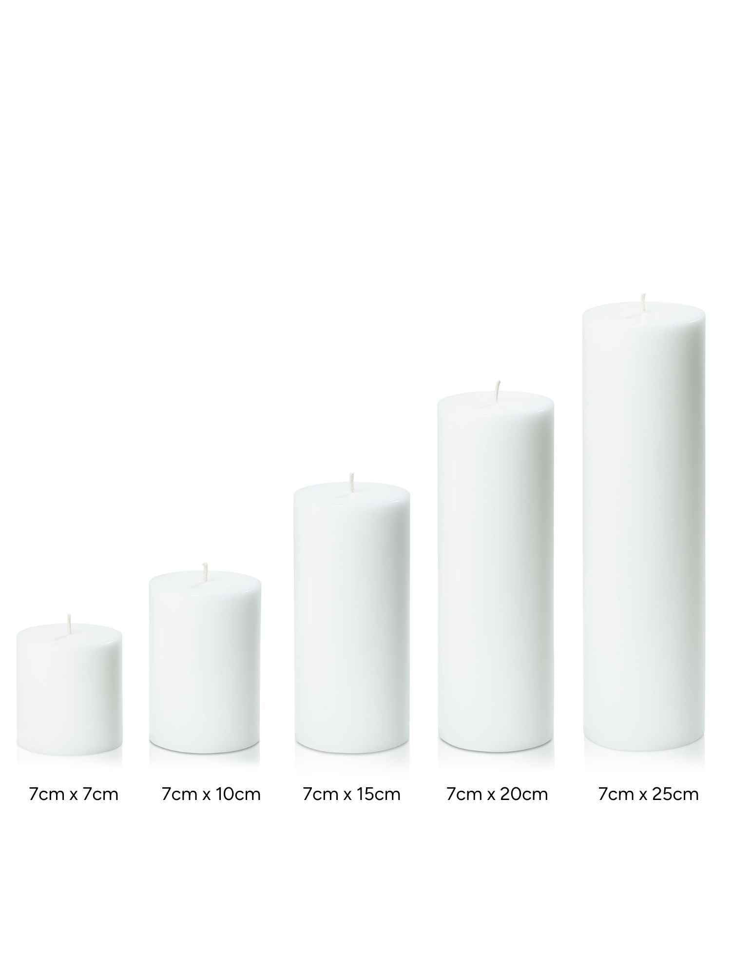 Lemon 7cm x 7cm Pillar Pack of 1