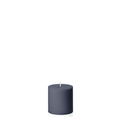 Steel Blue 7cm x 7cm Pillar Pack of 1