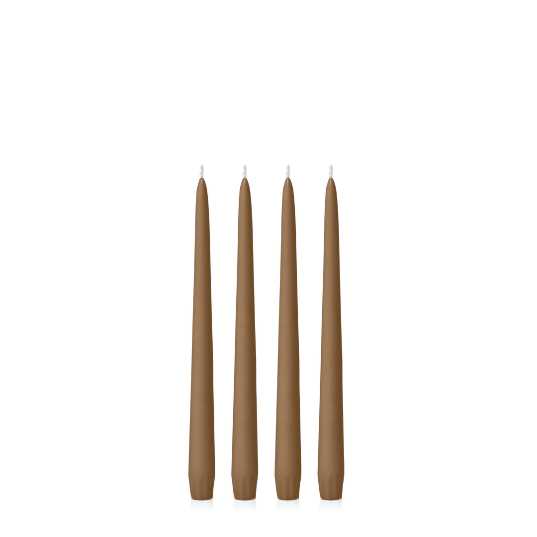 Tiramisu 25cm Taper Candles - Pack of 96