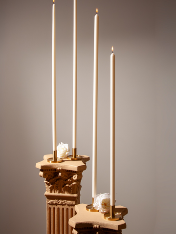 Ivory 100cm Dinner Candle Pack of 1