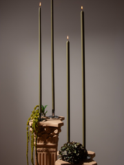 Olive 100cm Dinner Candles Pack of 1