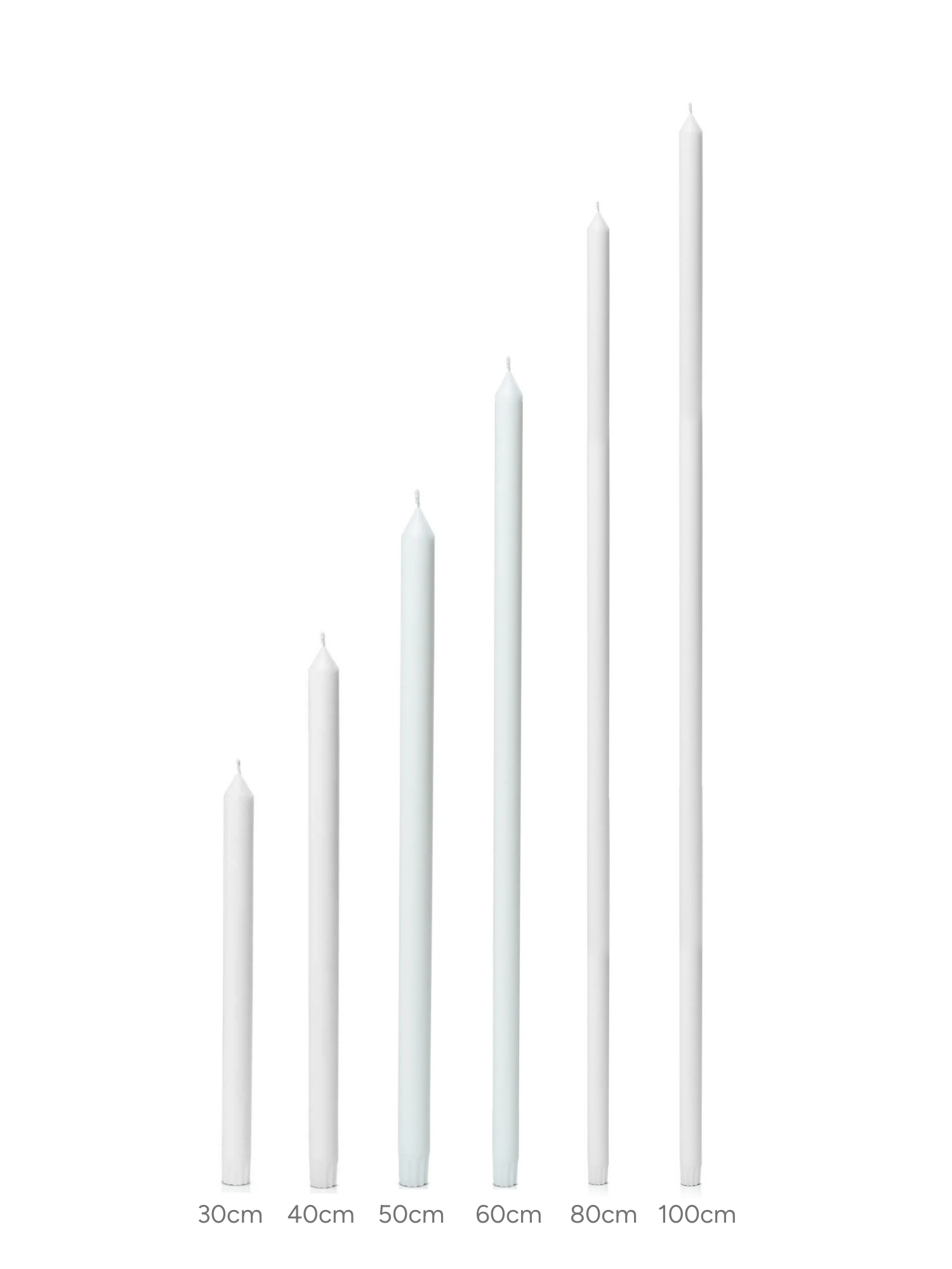 Olive 100cm Dinner Candles Pack of 1
