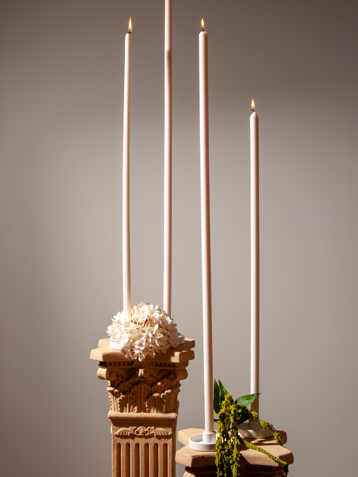 Sandstone 100cm Dinner Candles Pack of 1
