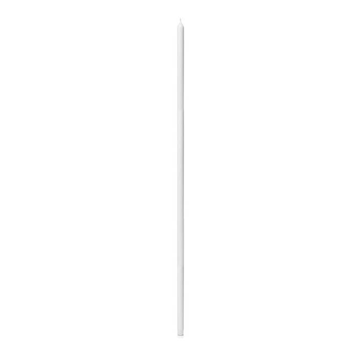 White 100cm Dinner Candles Pack of 1