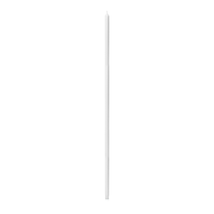 White 100cm Dinner Candles Pack of 1