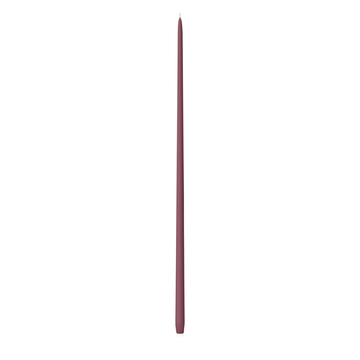 Burgundy 105cm Taper Candles Pack of 1
