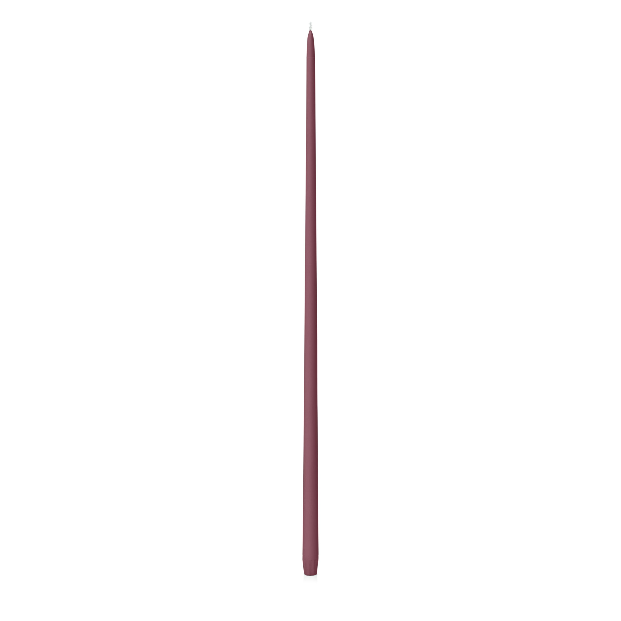 Burgundy 105cm Taper Candles Pack of 1