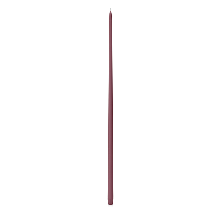 Burgundy 105cm Taper Candles Pack of 1