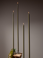 Olive 105cm Taper Candles Pack of 1