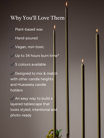 Olive 105cm Taper Candles Pack of 1