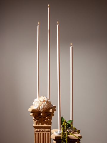 Sandstone 105cm Taper Candles Pack of 1