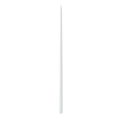 White 105cm Taper Candles Pack of 1