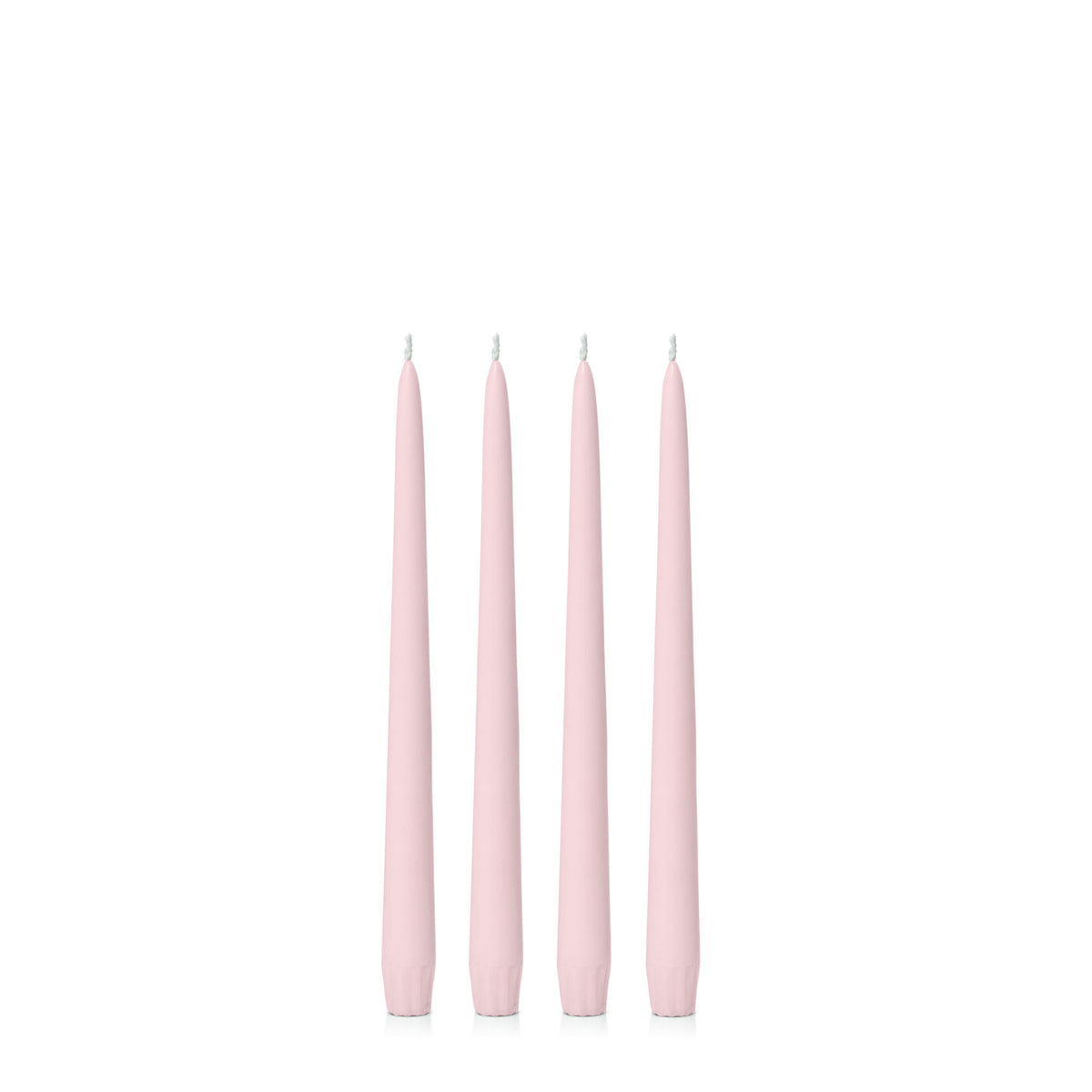 Blush Pink 25cm Taper Candles Pack of 4