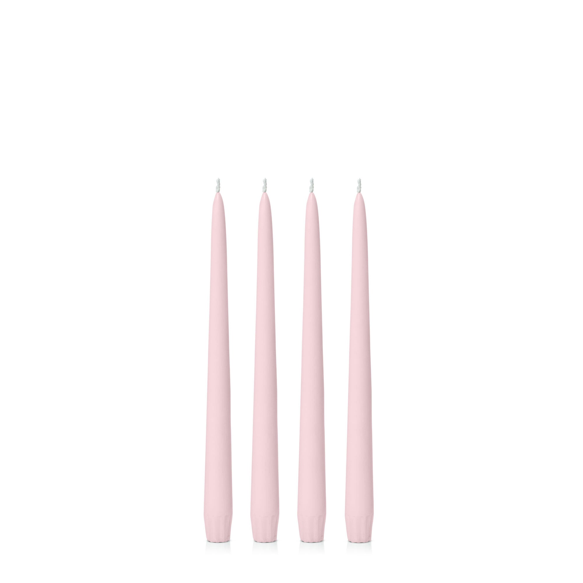 Blush Pink 25cm Taper Candles Pack of 4