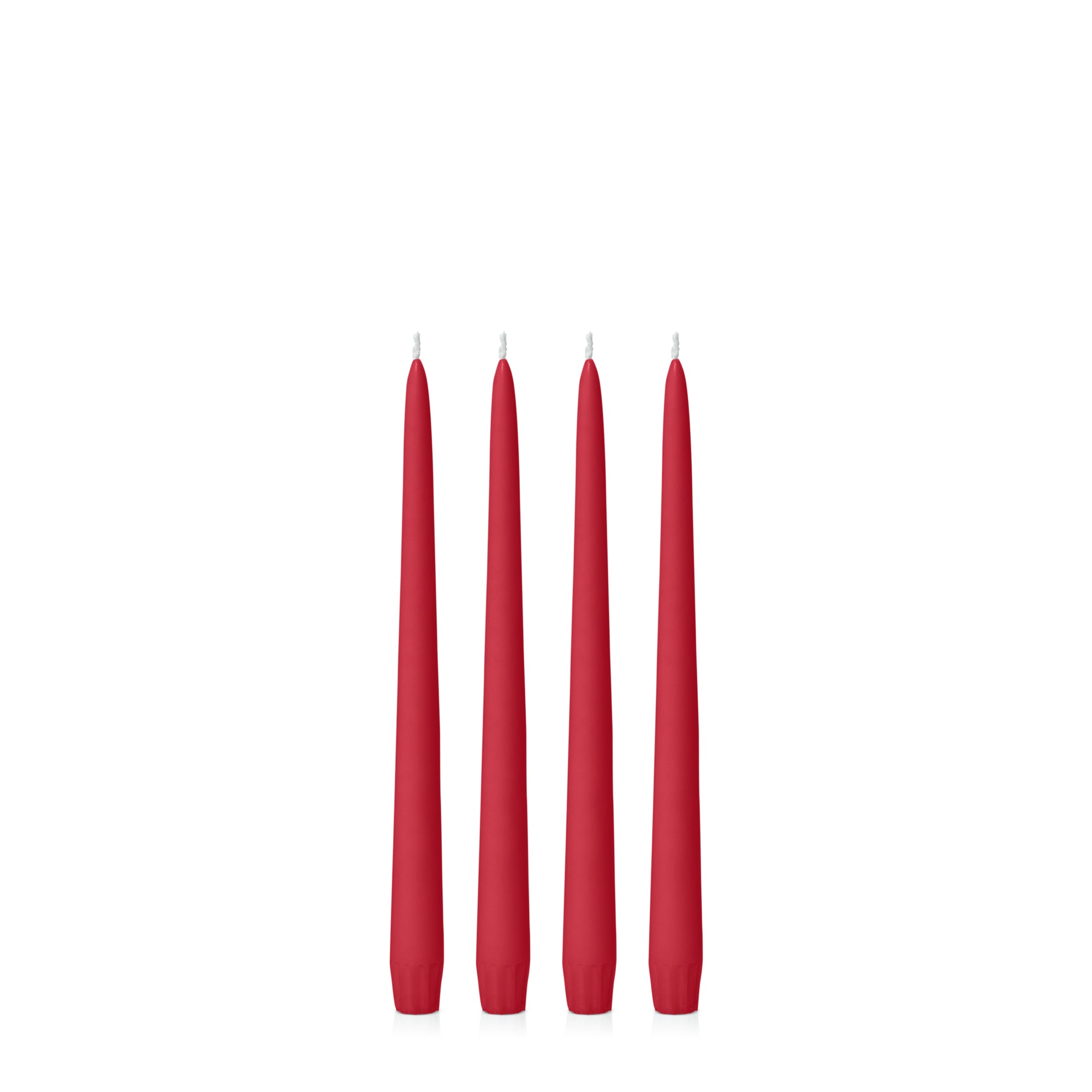 Chilli 25cm Taper Candles Pack of 4