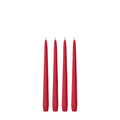 Chilli 25cm Taper Candles - Pack of 96
