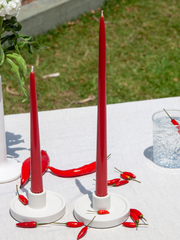 Chilli 25cm Taper Candles - Pack of 96