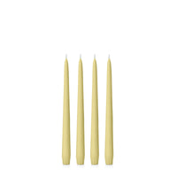 Lemon 25cm Taper Candles - Pack of 96