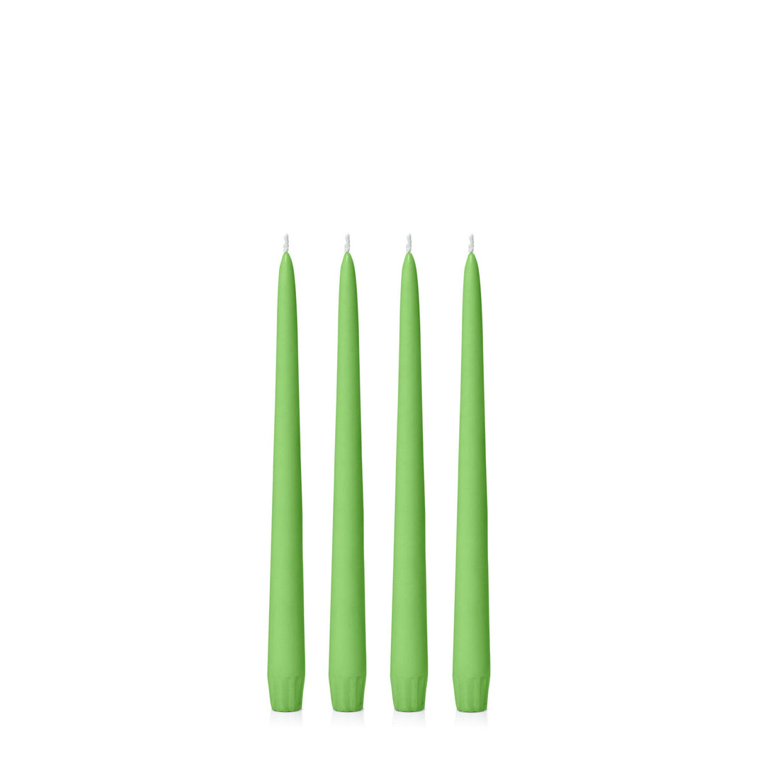 Lime 25cm Taper Candles - Pack of 96