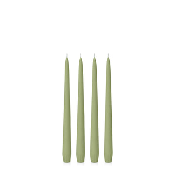 Matcha 25cm Taper Candles - Pack of 96