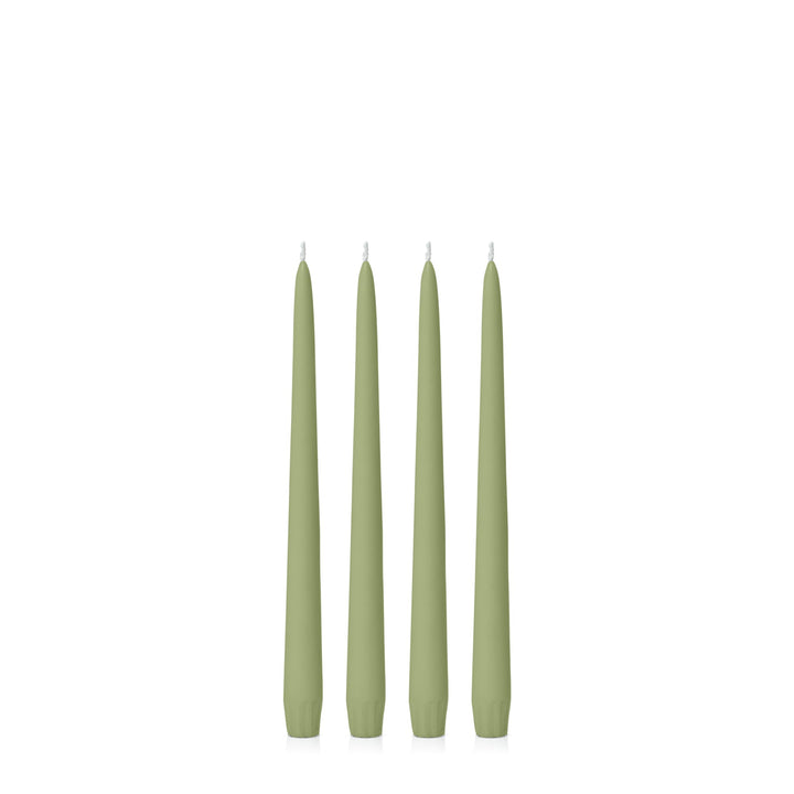 Matcha 25cm Taper Candles - Pack of 96
