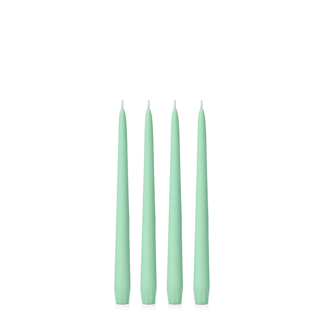 Mint Green 25cm Taper Candles - Pack of 96