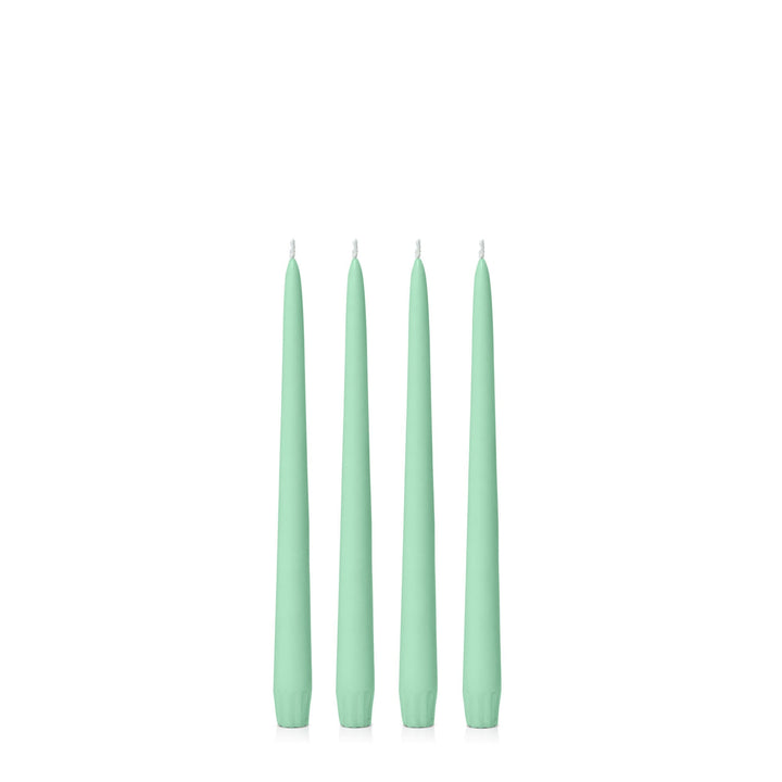 Mint Green 25cm Taper Candles - Pack of 96