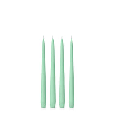 Mint Green 25cm Taper Candles Pack of 4