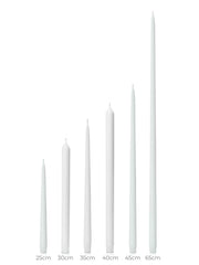 Mint Green 25cm Taper Candles Pack of 4