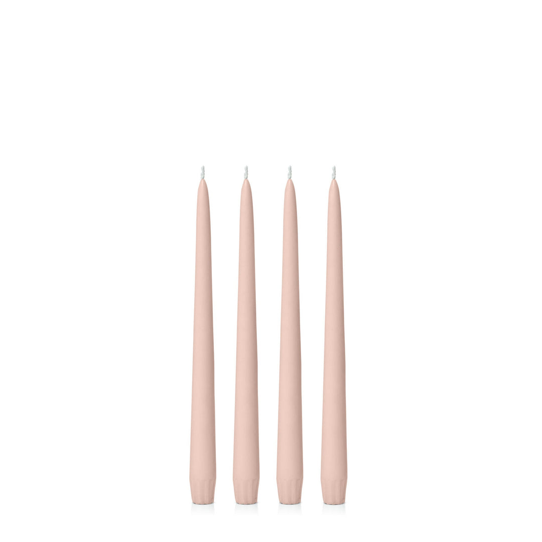Nude 25cm Taper Candles - Pack of 96
