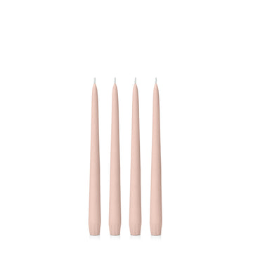Nude 25cm Taper Candles - Pack of 96