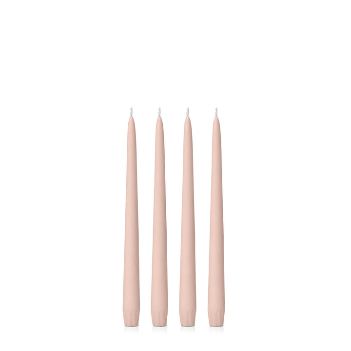 Nude 25cm Taper Candles - Pack of 96
