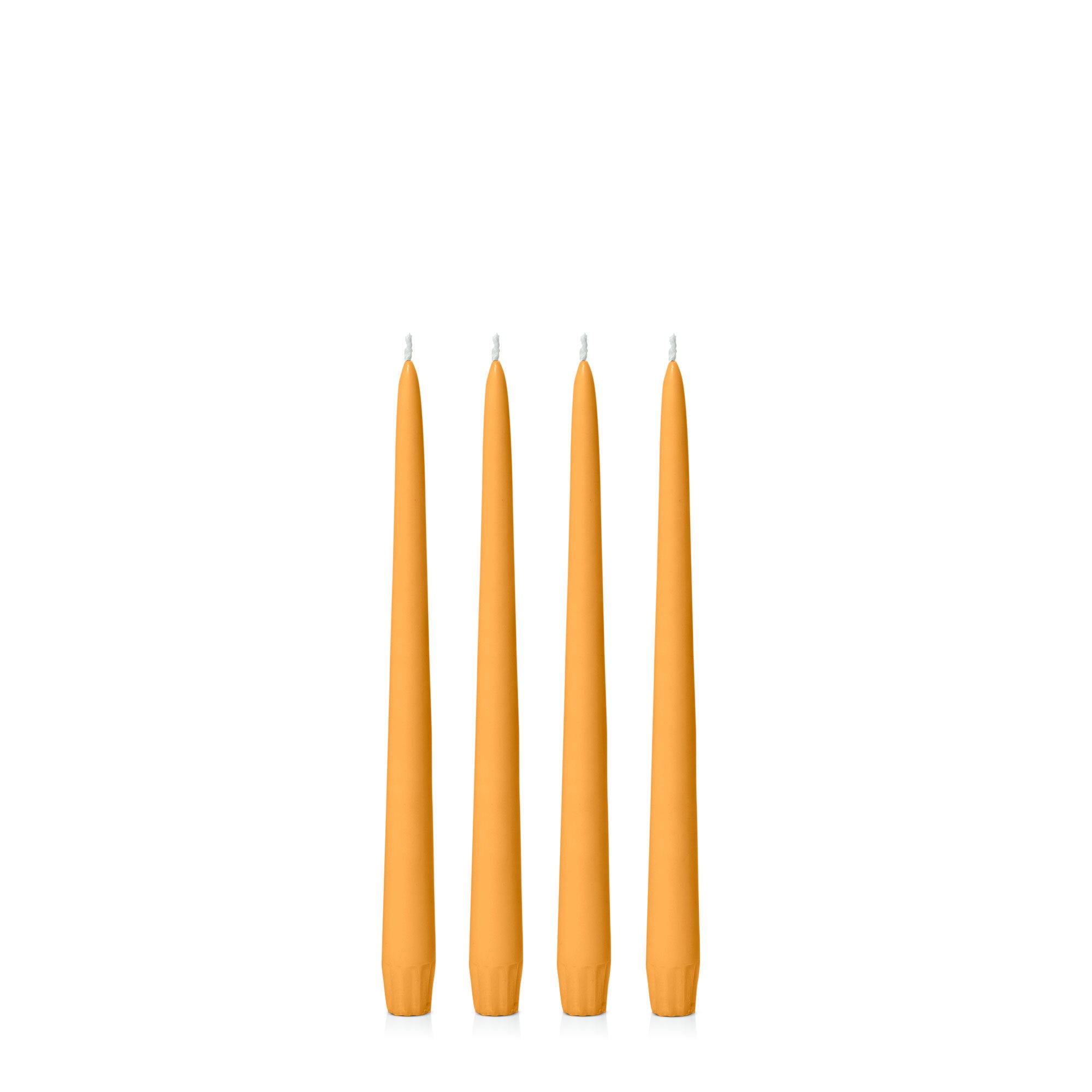 Orange 25cm Taper Candles - Pack of 96