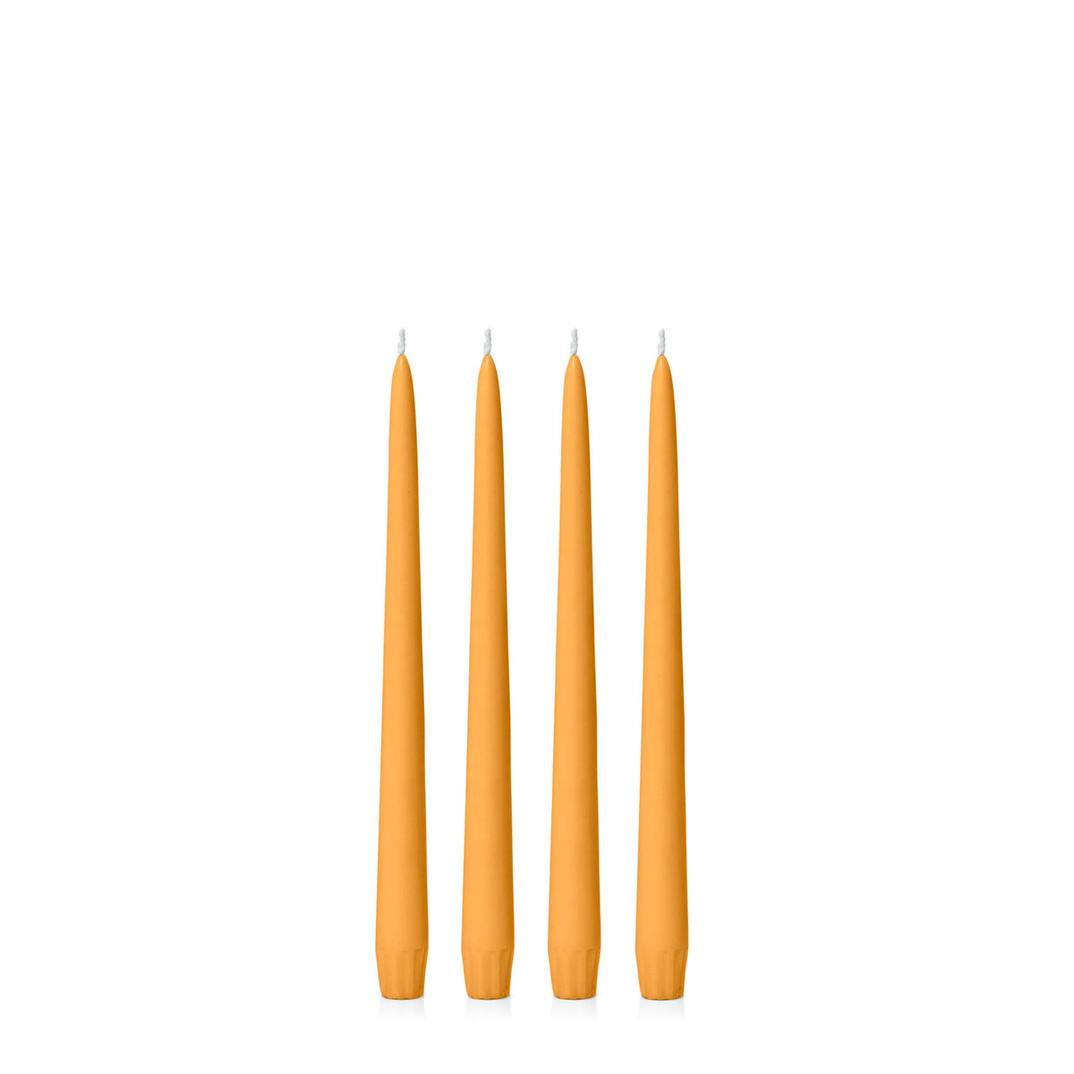 Orange 25cm Taper Candles - Pack of 96