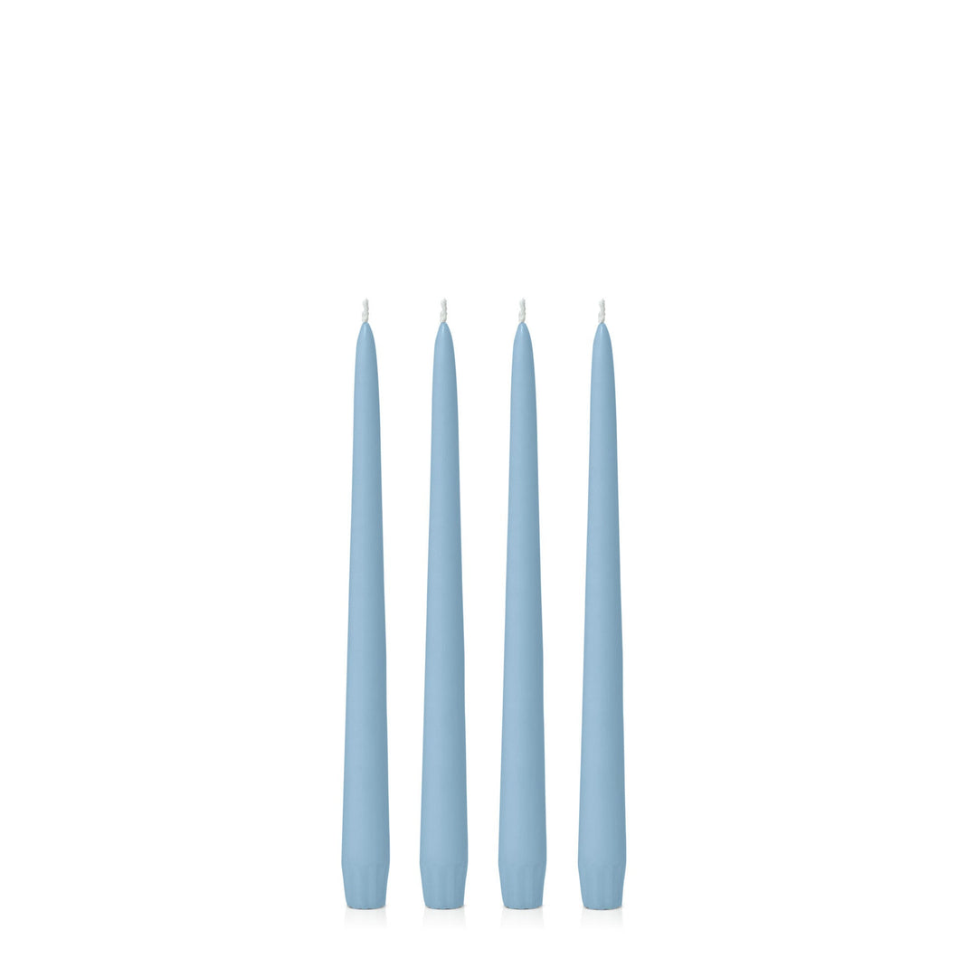 Pastel Blue 25cm Taper Candles - Pack of 96