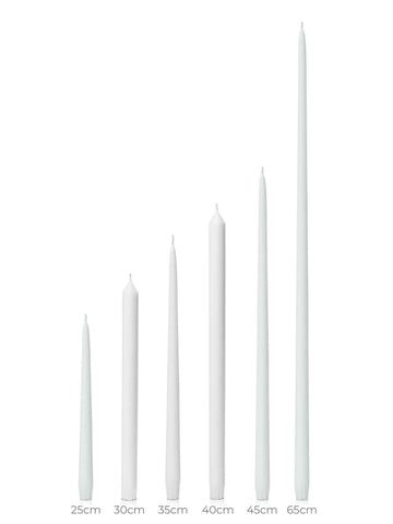 Plum 25cm Taper Candles Pack of 4