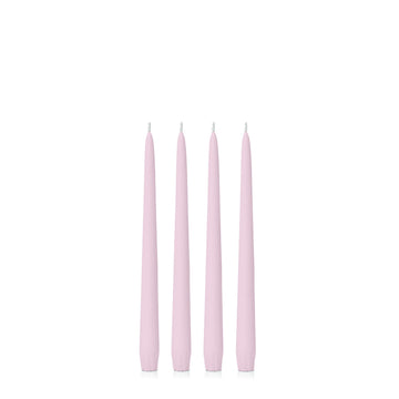 Pastel Pink 25cm Taper Candles - Pack of 96